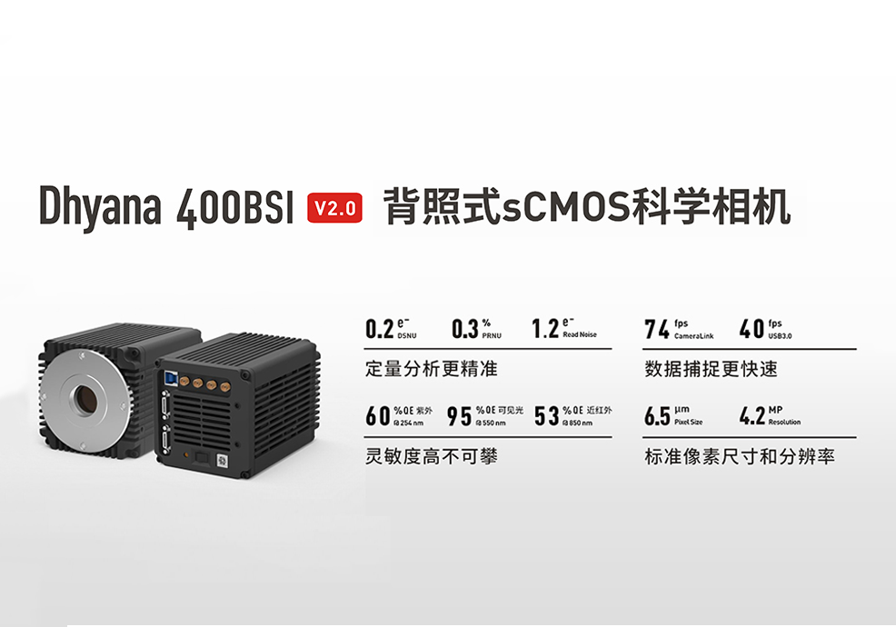 定量分析更精準(zhǔn)，數(shù)據(jù)捕捉更快速， Dhyana 400 BSI V2.0 完成關(guān)鍵性能升級(jí)，正式上市！